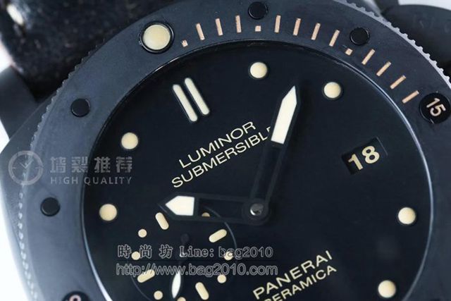 Panerai手錶 VS508沛納海 沛納海陶瓷表 沛納海高端男表 沛納海機械男士腕表  hds1296